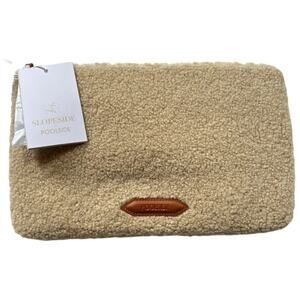 Poolside- Tan Sherpa Handbag NEW